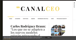 Desktop Screenshot of canalceo.com