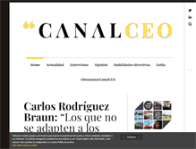 Tablet Screenshot of canalceo.com